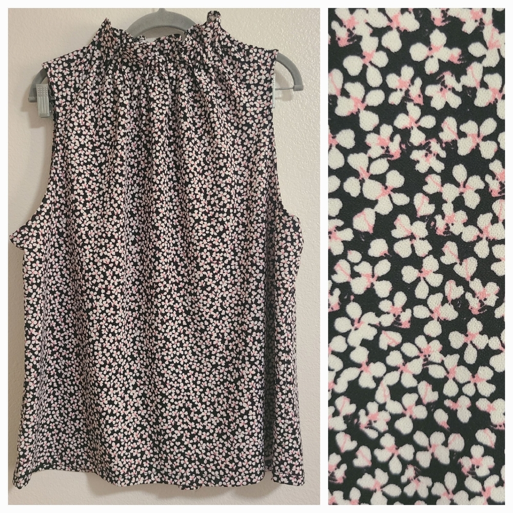 NWT Ann Taylor Floral Sleeveless Top